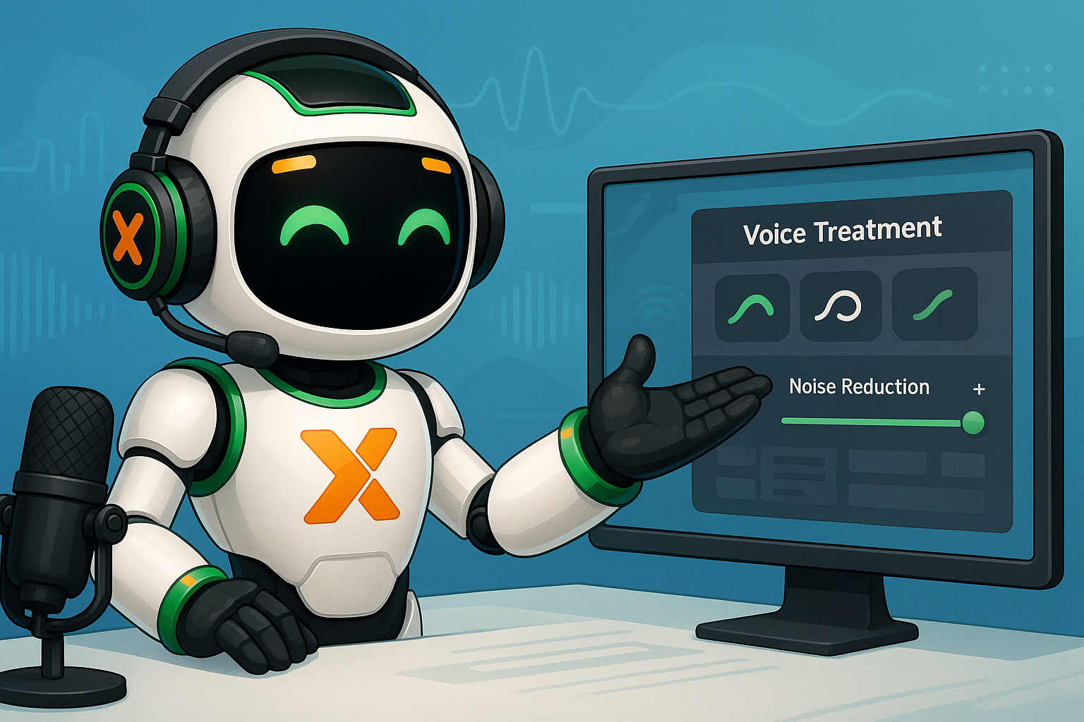 13.8 Configuração do tratamento de voz.