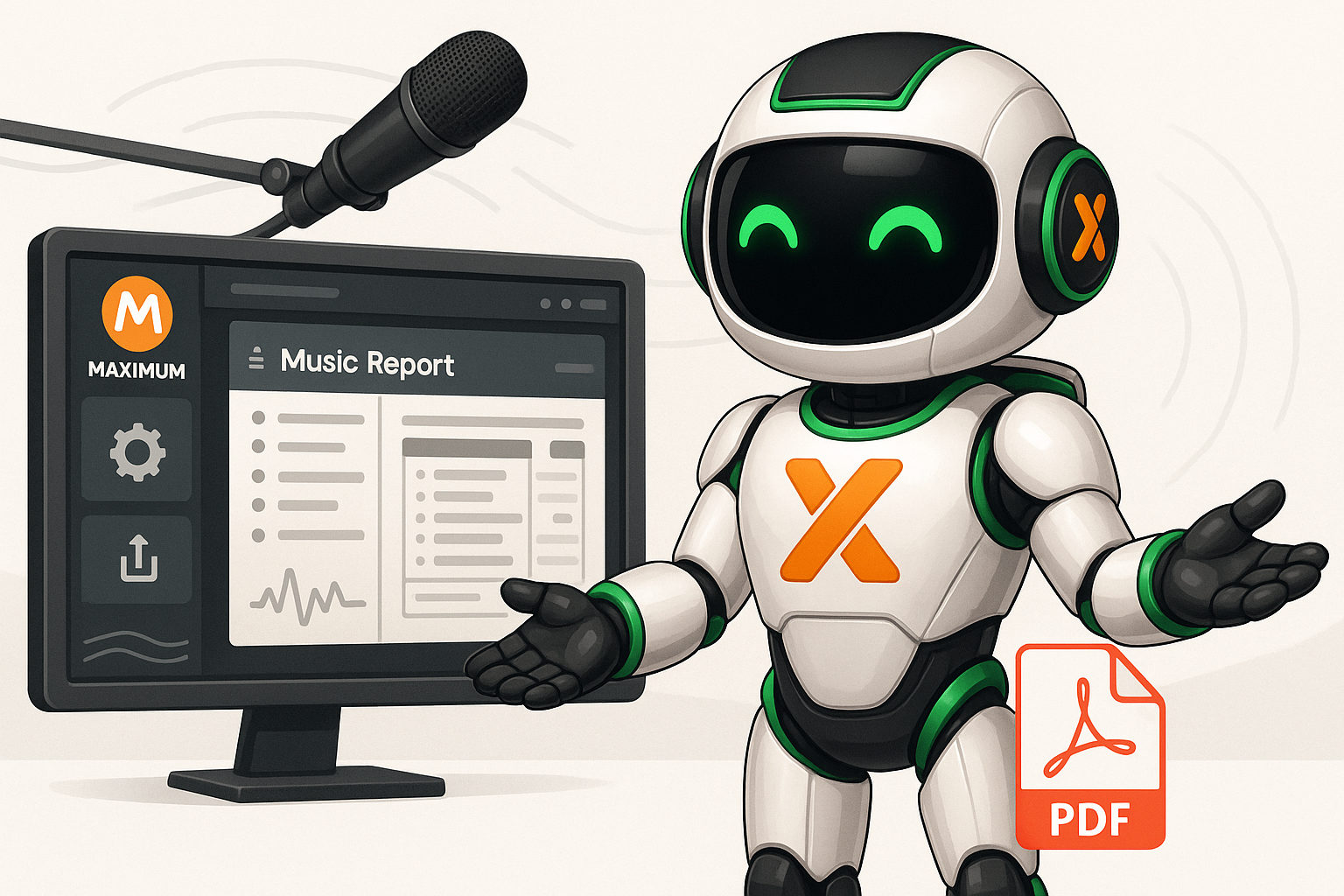 13.27 Personalização e geração do Relatório Musical em PDF.